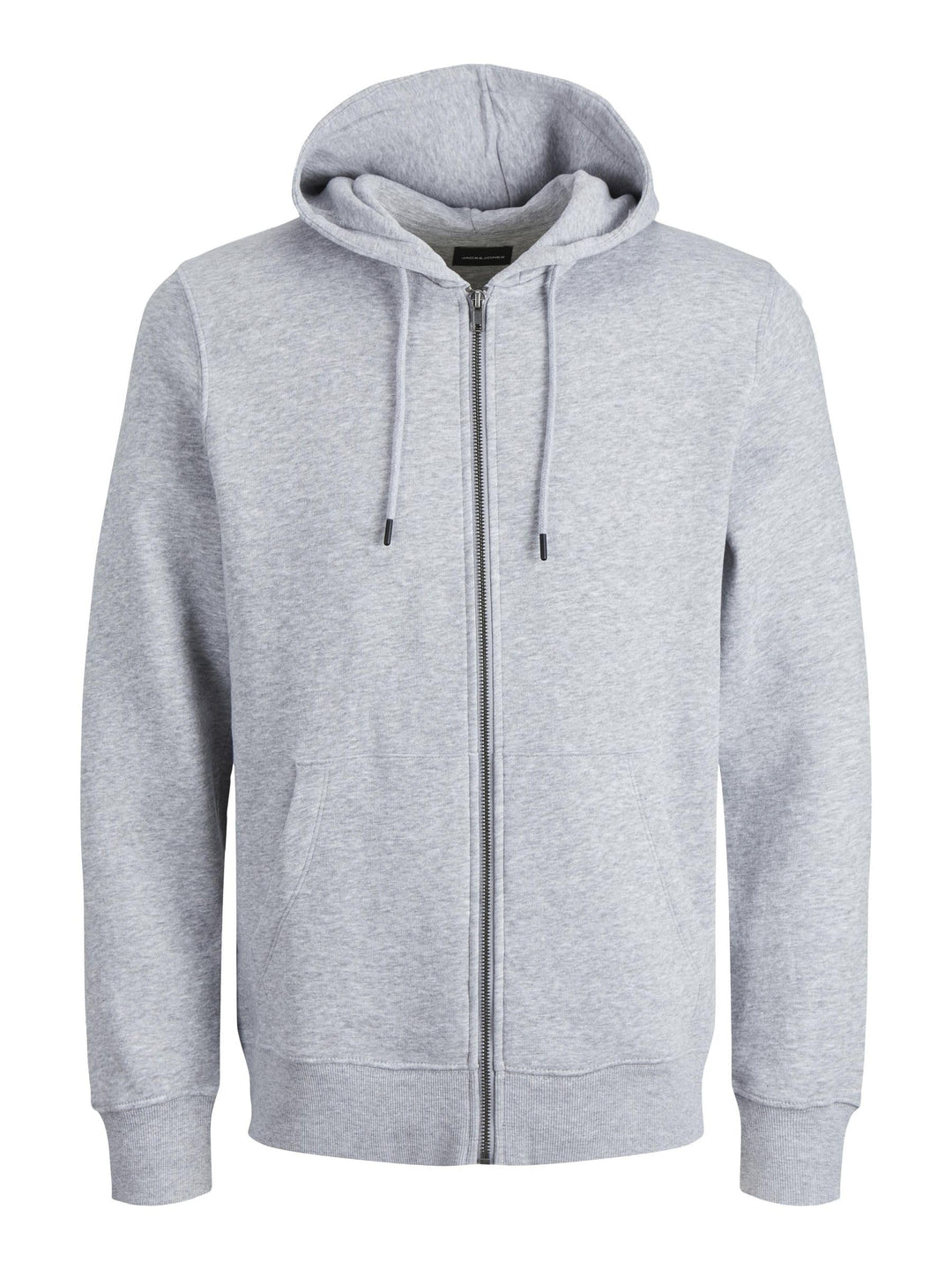 JACK &amp; JONES Male Kapuzenjacke Einfarbig Kapuzenjacke XS Light Grey Melange, XS Light Grey Melange
