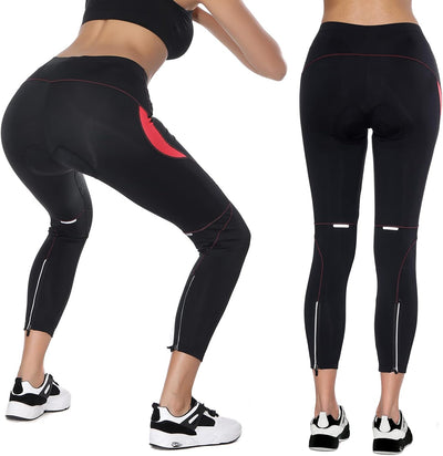 Santic Fahrradhose Damen Gepolstert Lang Radhose Damen Lang Radle rhose Damen Gepolstert auch für MT