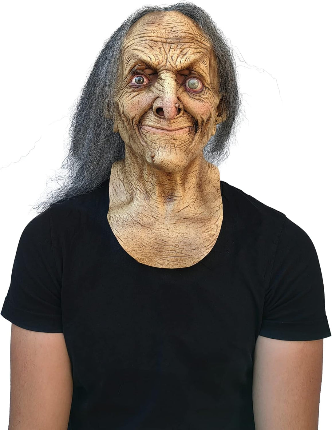 Generique Maschera integrale vecchia strega Einheitsgrösse, Einheitsgrösse