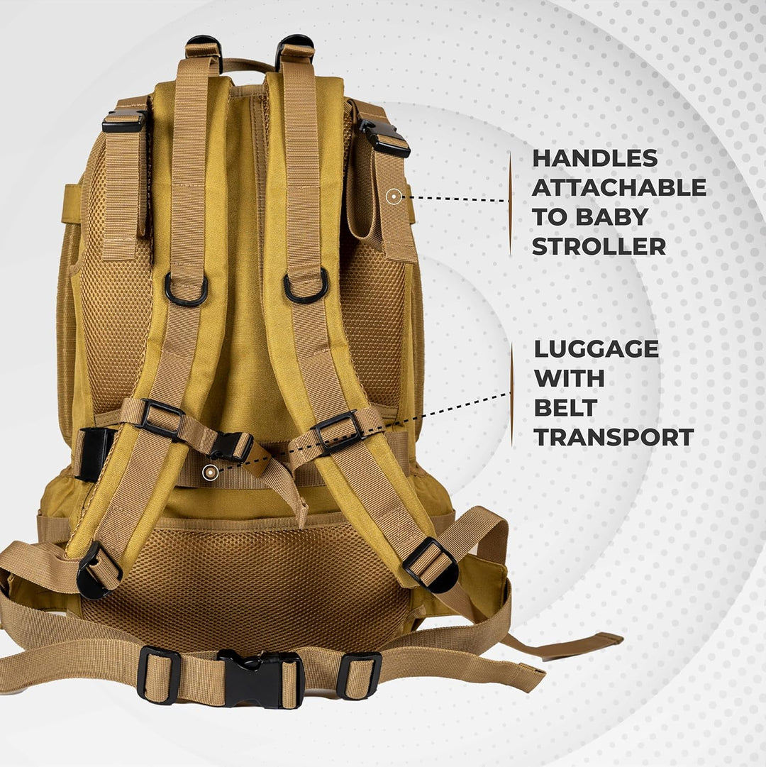 Mossa tactical baby gear Braun, Braun
