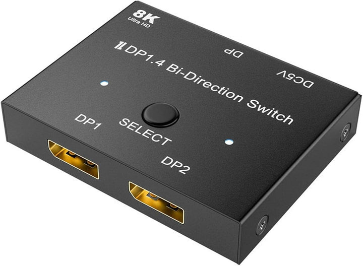 8k DP1.4 Splitter 2 in 1 | 1.4 Splitter-Konverter,8k@30hz 4k@120hz 2k@144hz Displayport Adapter, hoh