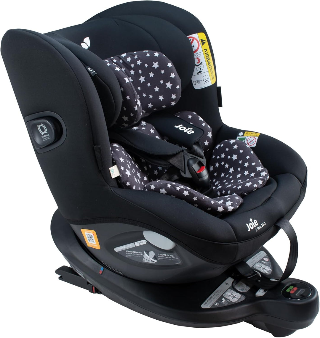 JYOKO Kids Bezug für Autositzverkleinerer, aus Baumwolle, kompatibel mit Joie I-Spin 360 (Winter Sky