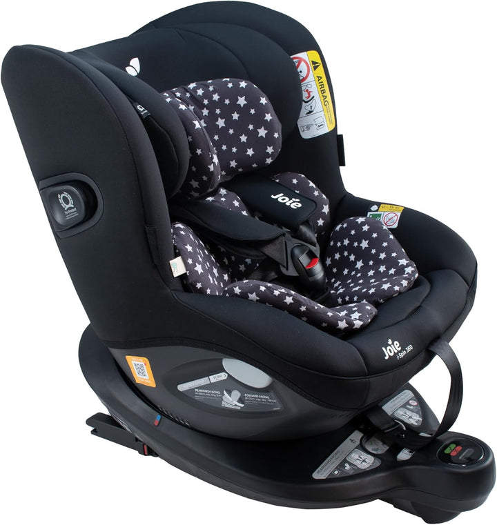 JYOKO Kids Bezug für Autositzverkleinerer, aus Baumwolle, kompatibel mit Joie I-Spin 360 (Winter Sky