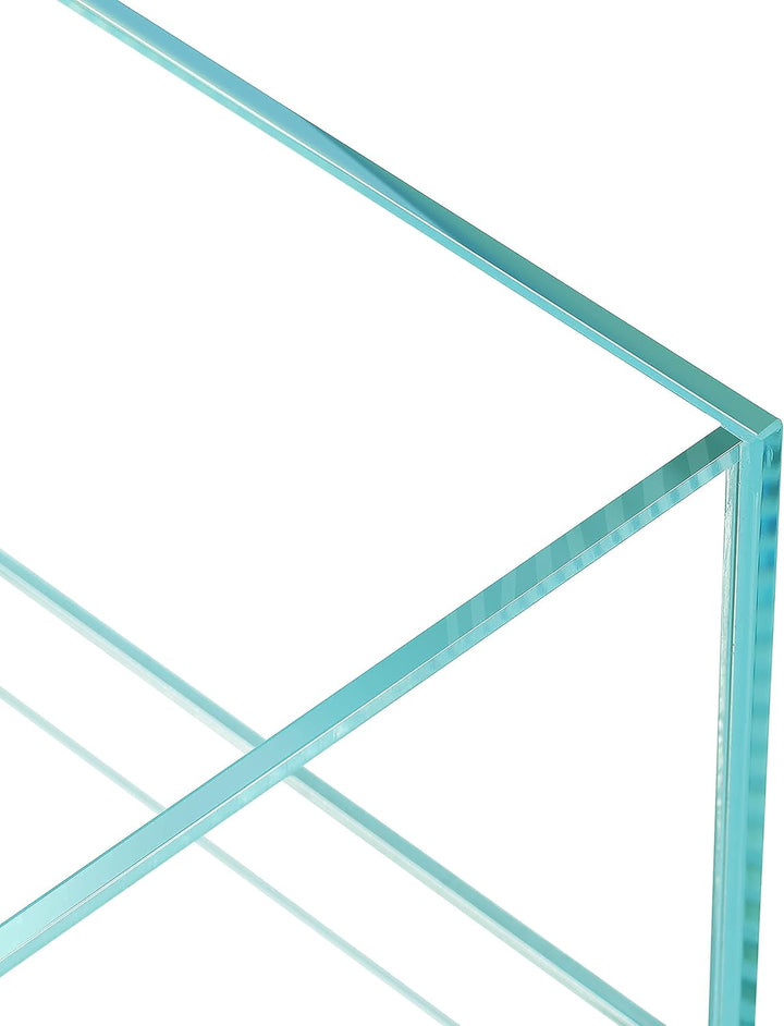 LANDEN Glas-Luft-Aquarium-Tank, Multi-SceneLandschafts-Aquarium, randlos, eisenarmer, Flacher Tank,