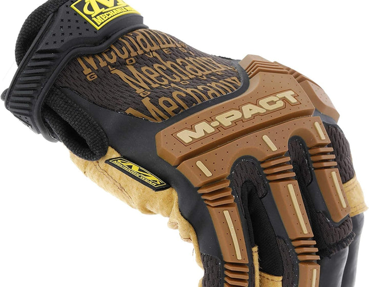 Mechanix Wear M-Pact® Leather Framer Handschuhe (X-Large, Braun/Schwarz)