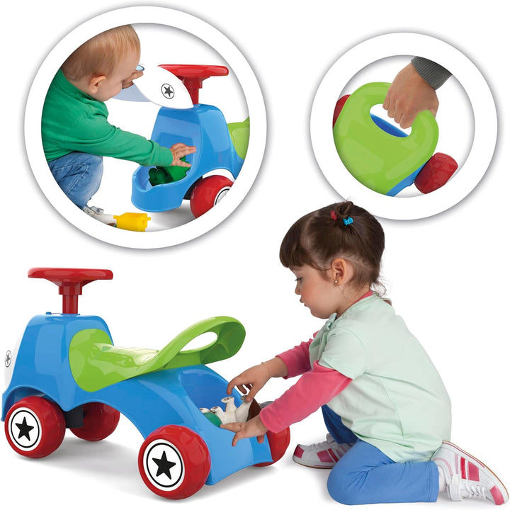 Chicos - Racing Ride On 2in1 Runner und Walker, mit Aufbewahrungsschublade | Ab 10 Monaten. Abmessun