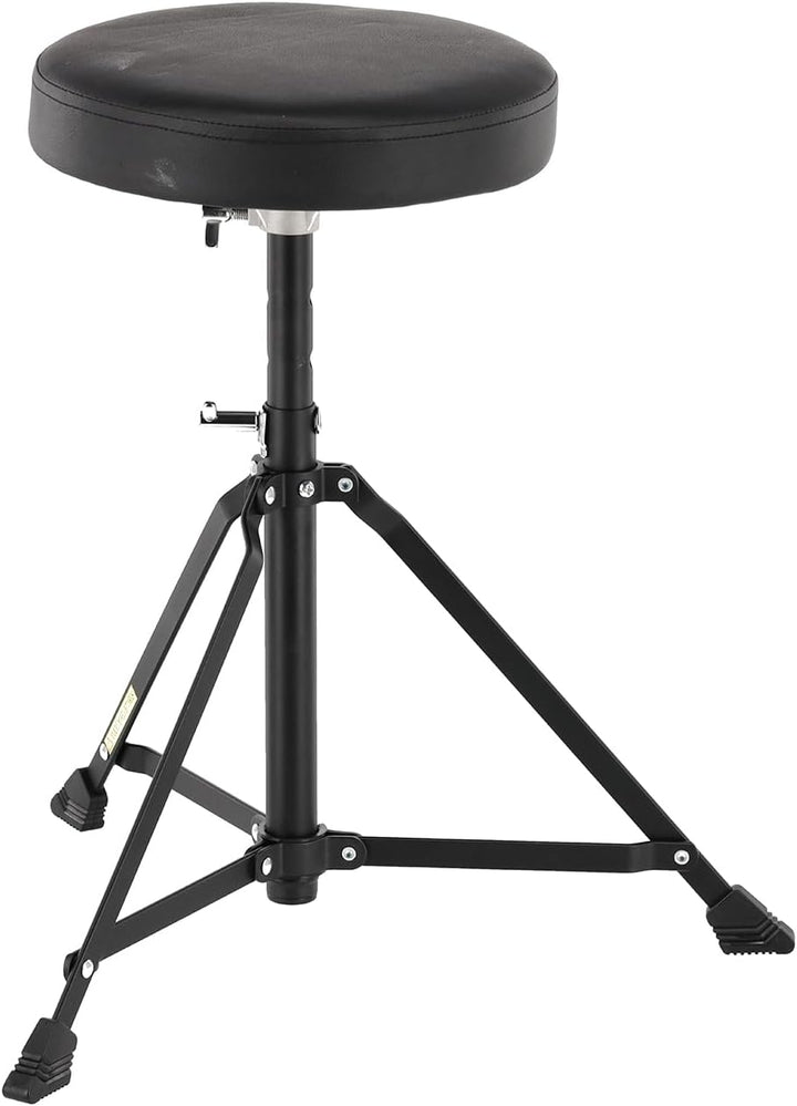 GEWA Schlagzeughocker rund DT-90 schwarz, höhenverstellbar, einstrebig runder Sitz, einstrebig - ***