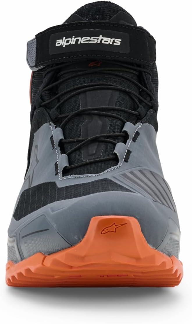Alpinestars Unisex Motorradsc Motorradstiefel 46 EU Grau Schwarz Orange, 46 EU Grau Schwarz Orange