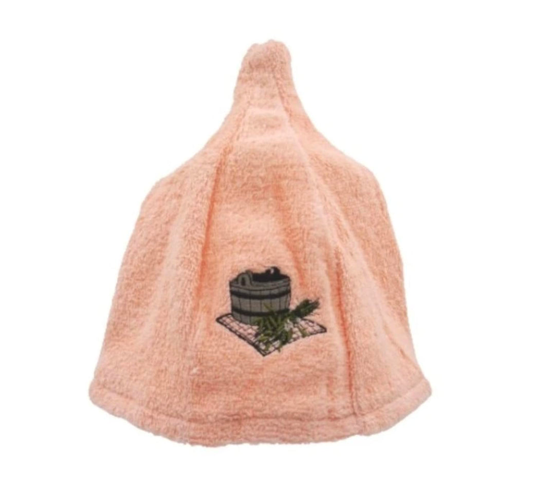Sotra Saunamütze 100% Baumwolle – Weiche Frottee Sauna Kappe für Damen & Herren – Schutz für Haare &