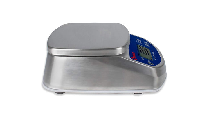 SCALESON S120 Edelstahl Tischwaage/Kompaktwaage/Grossküchenwaage/aus hochwertigem Edelstahl/Staub -