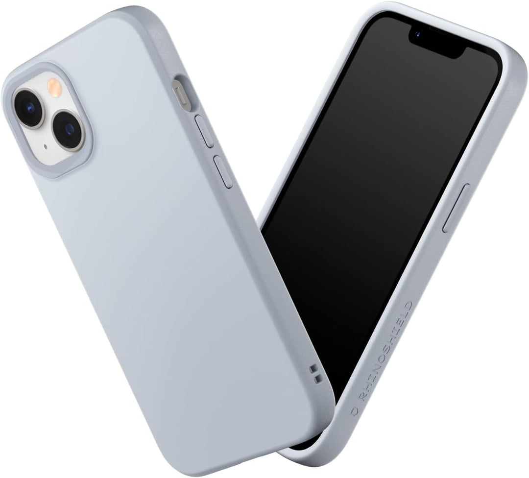 RhinoShield Coque Compatible Avec [iPhone 13/14] | SolidSuit iPhone 14 / 13 - Silbergrau, iPhone 14