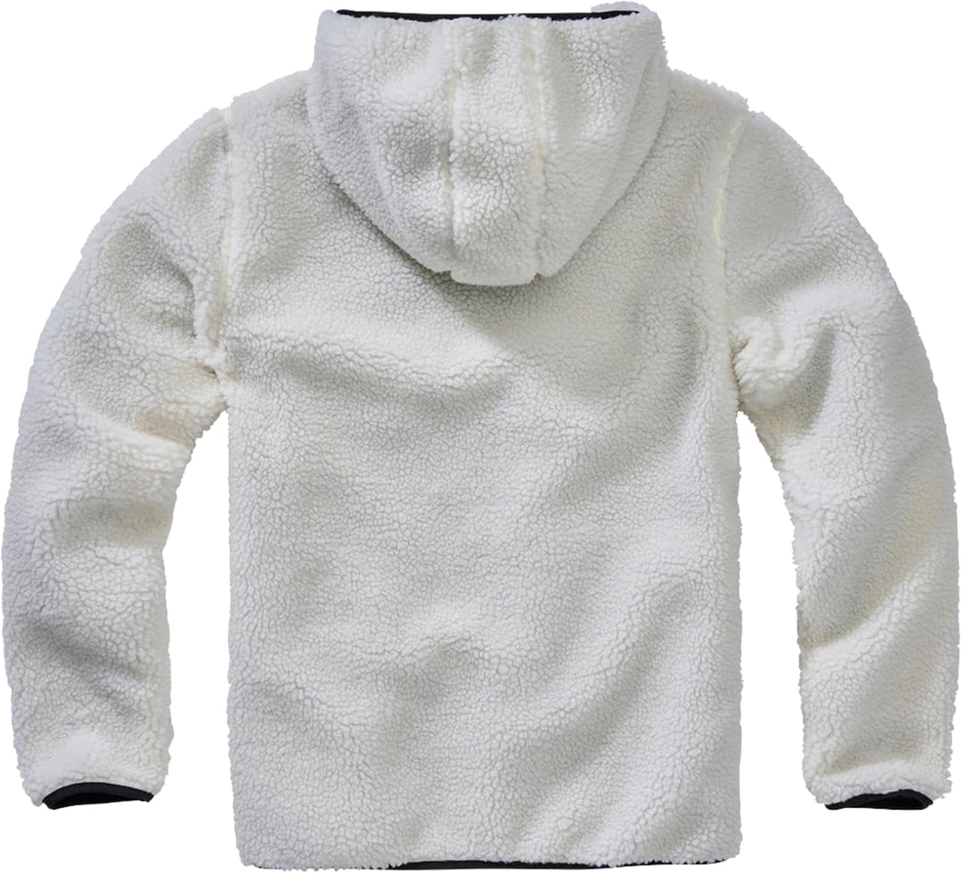 Brandit Teddyfleece Worker Pullover L Weiss, L Weiss