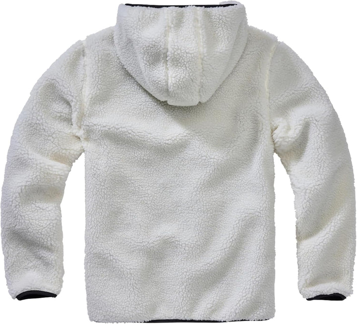 Brandit Teddyfleece Worker Pullover L Weiss, L Weiss