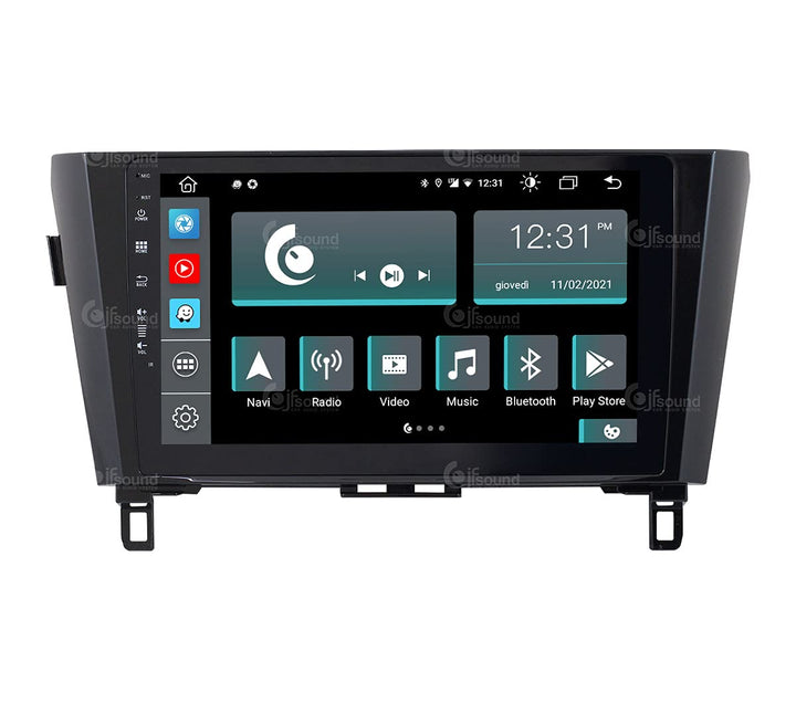 Personalisiertes Autoradio für Nissan Qashqai Xtrail mit 360°-System serienmässig Android GPS Blueto