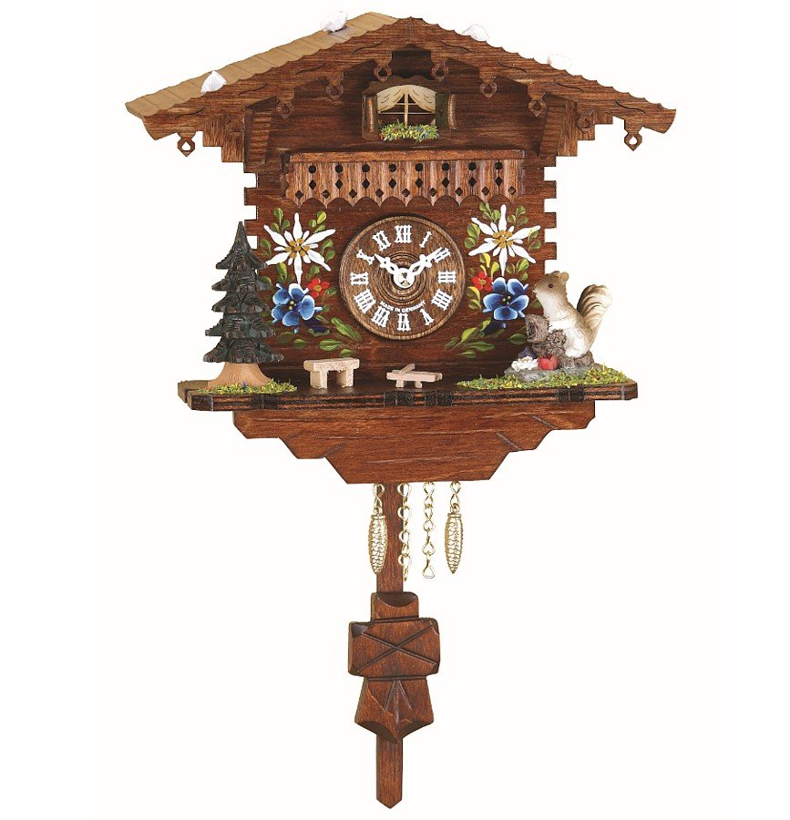 Trenkle Kuckulino Schwarzwalduhr mit Quarzwerk und Kuckuckruf TU 2038 PQ