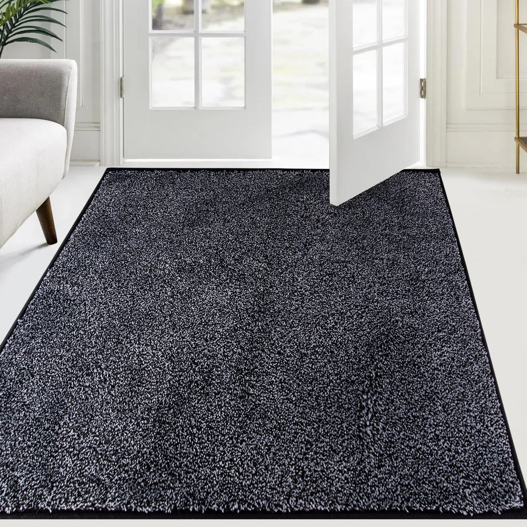 Schmutzfangmatte Innen 137 x 210 cm, rutschfeste Sauberlaufmatte, Eingangstürmatte mit Wasserabsorbi