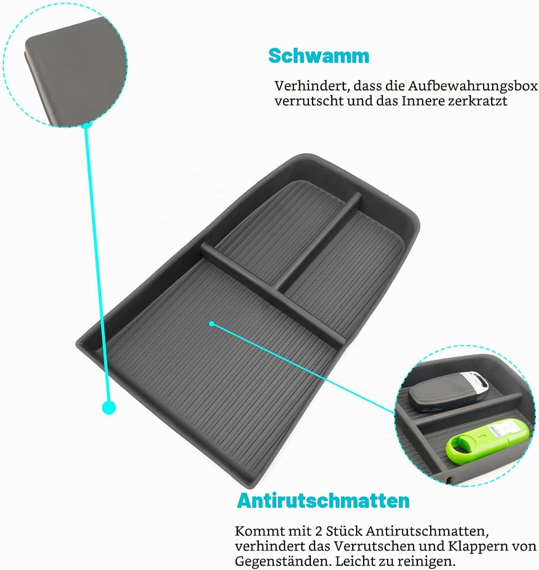 CDEFG Kompatibel mit BMW X1 iX1 U11 2022 2023 Mittelkonsole Organizer Aufbewahrungsbox X1 iX1 U11 Ha