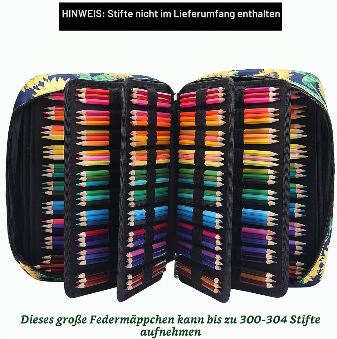 JAKAGO Federmäppchen Grosse Kapazität für 300 Stifte Aufbewahrung Buntstifte,Wasserdicht Pencil Case