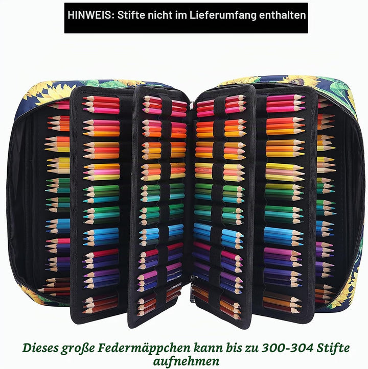 JAKAGO Federmäppchen Grosse Kapazität für 300 Stifte Aufbewahrung Buntstifte,Wasserdicht Pencil Case
