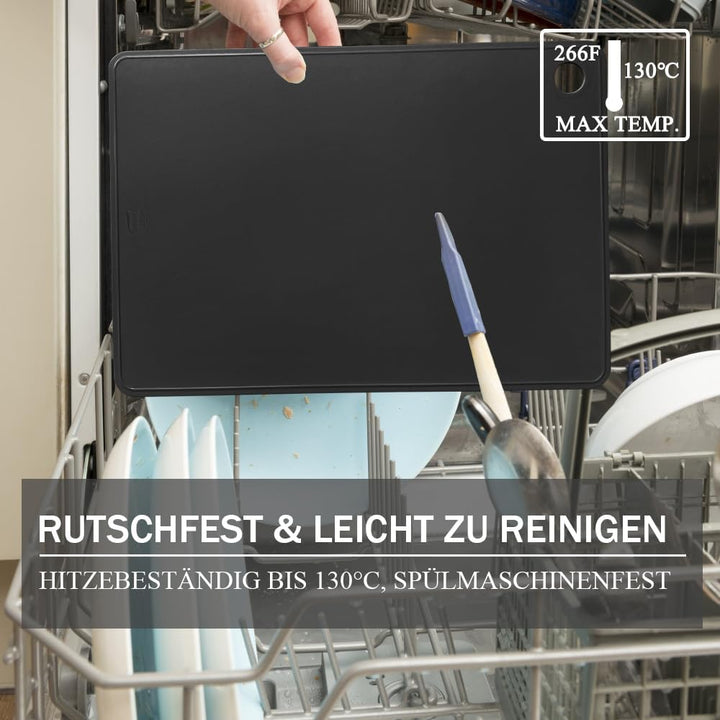 TPU Schneidebrett Flexibles BPA-frei mit Messer- und Saftrille kratzfeste flexible Schneidebretter f