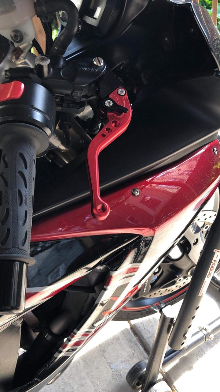 us-162 kurz Motorrad Bremse und Kupplung Hebel für Suzuki GSXR750 2011–2015 Rot, Rot