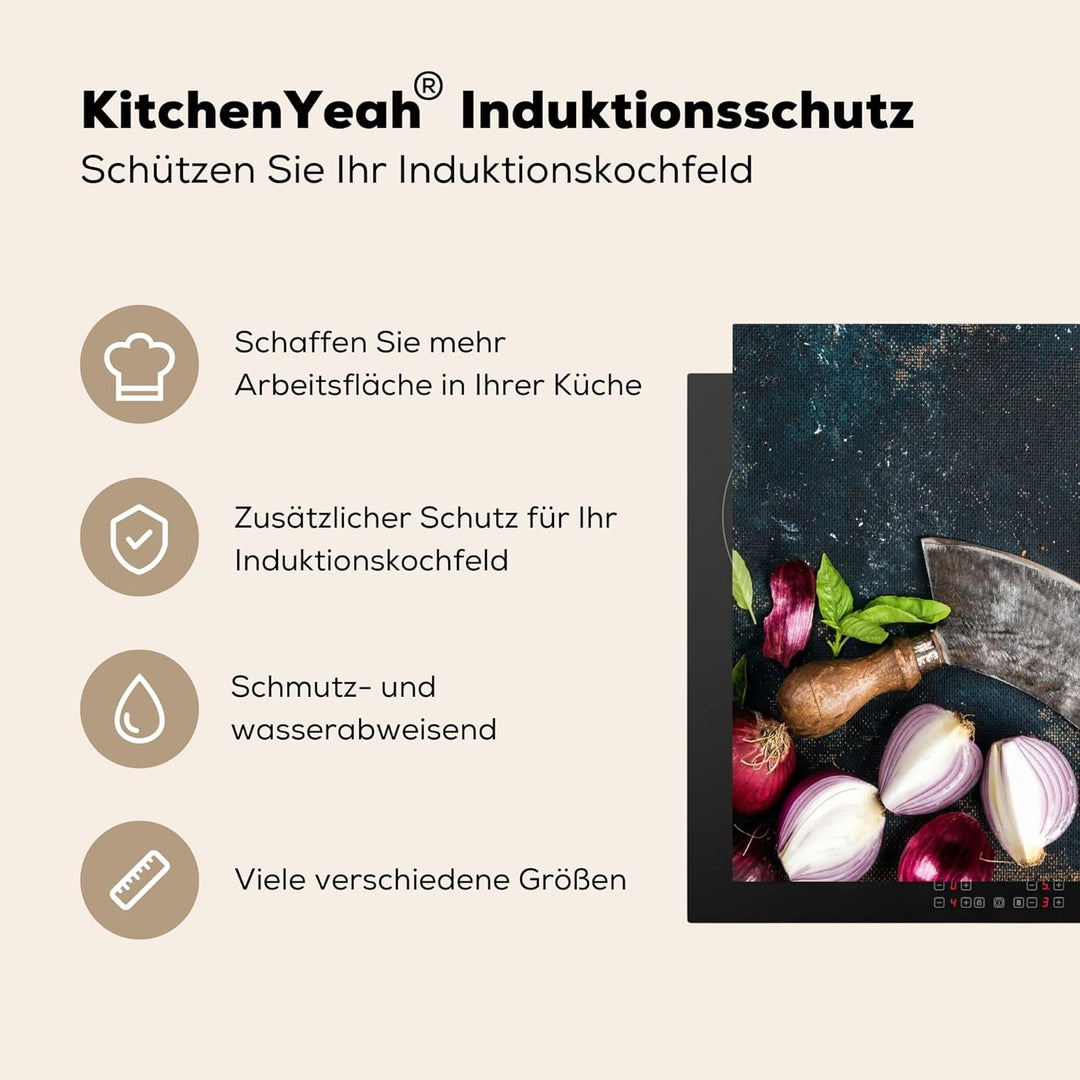Herdabdeckplatte Einteilig Herdabdeckung Abdeckplatte für Ceranfeld Abdeckung Induktionskochfeld Auf