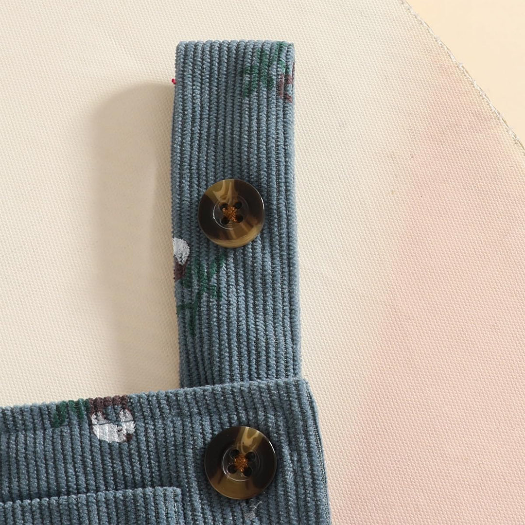 Kleinkind Baby Mädchen Sommerkleidung Rippstrick-Tops Trägerhosen mit Blumenmuster und Stirnband 18-