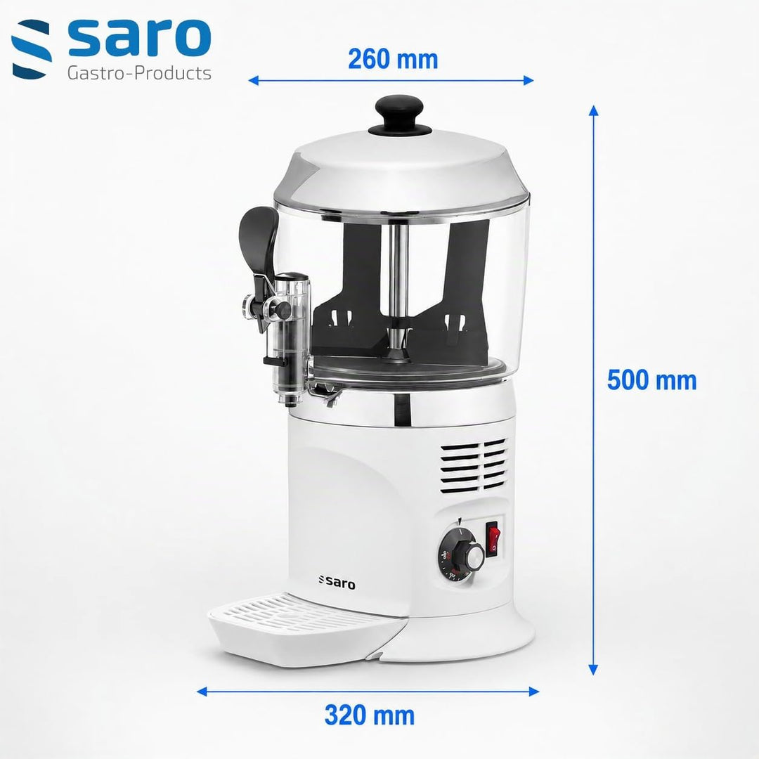Saro 175-1146 Nina Kakaodispenser, 5 L, Weiss