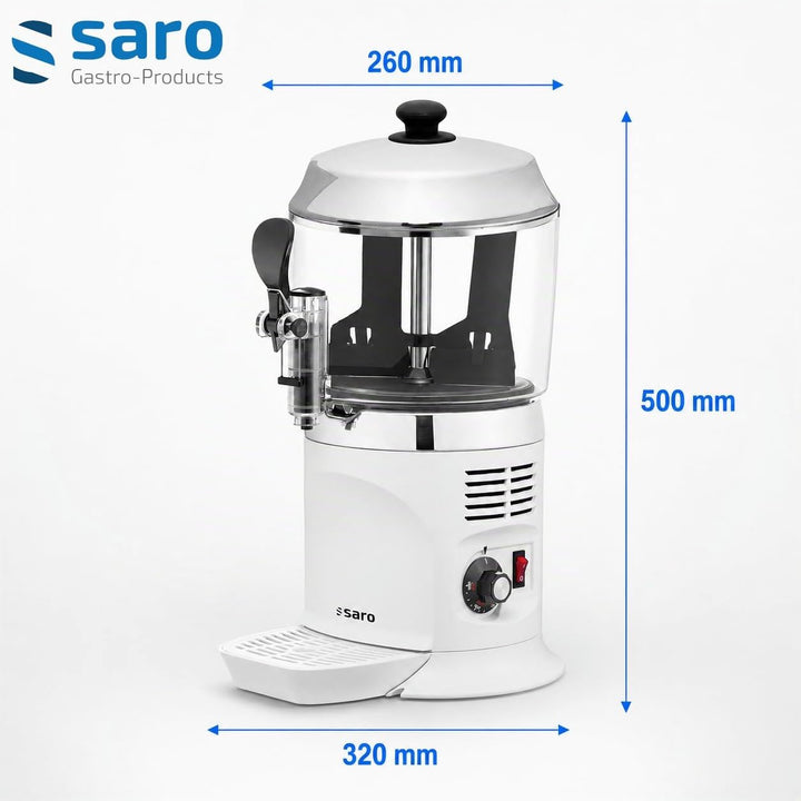 Saro 175-1146 Nina Kakaodispenser, 5 L, Weiss