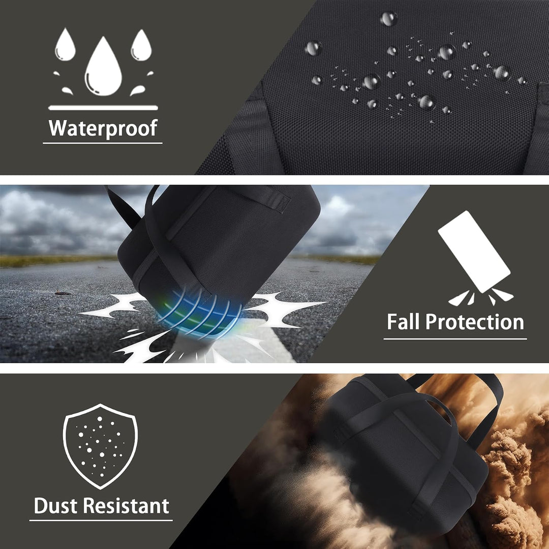 co2CREA Hart Reise Schutz Hülle Etui Tasche für Anker SOLIX C300 /C300X Tragbare Powerstation 300W O