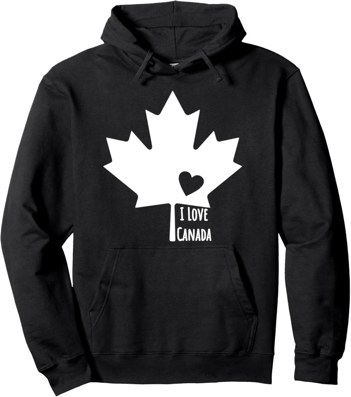 I Love Canada Nord Amerika Ich Liebe Kanada Urlaub Pullover Hoodie