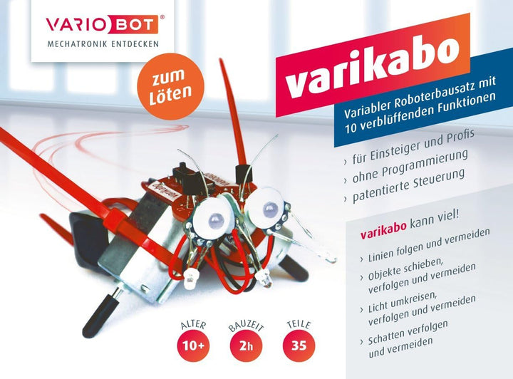 varikabo - multifunktionaler Roboterbausatz zum Löten
