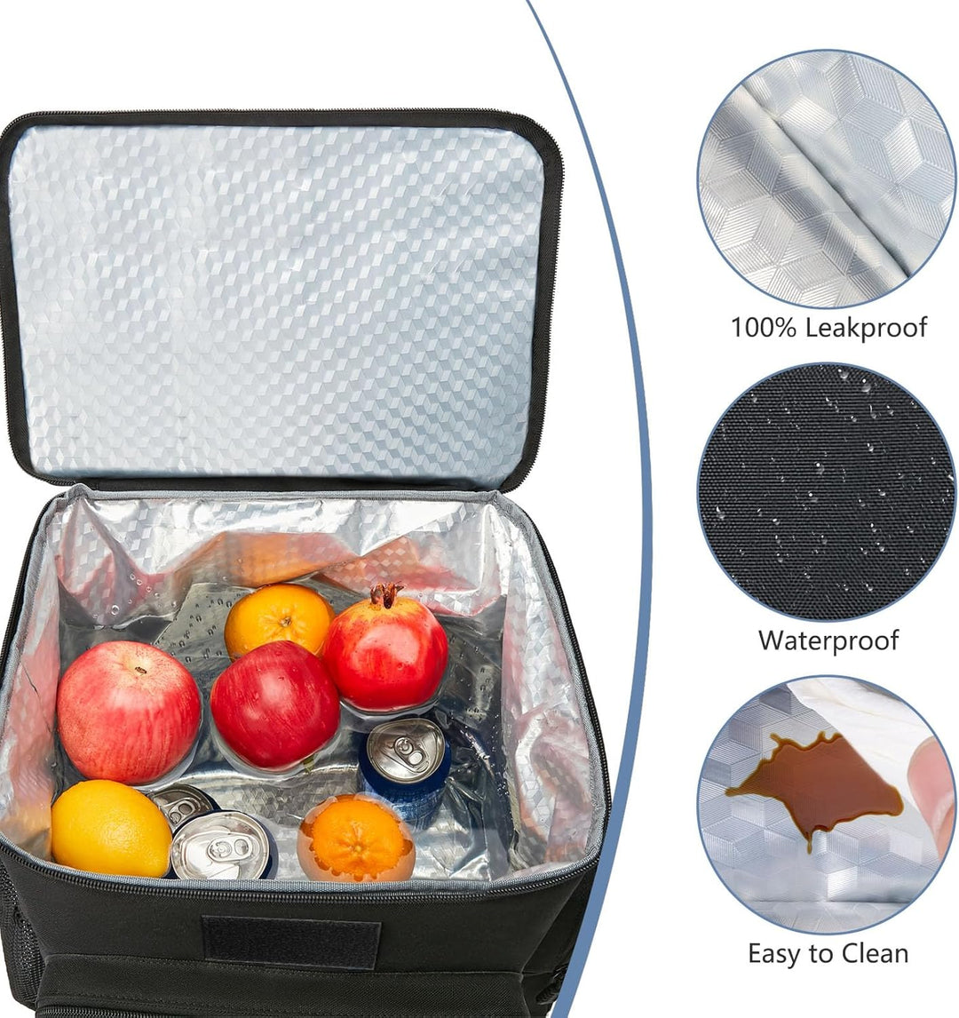 Kühlrucksack kühltasche Rucksack 30L Picknicktasche - zweistöckige wasserdicht auslaufsicher Kühltas