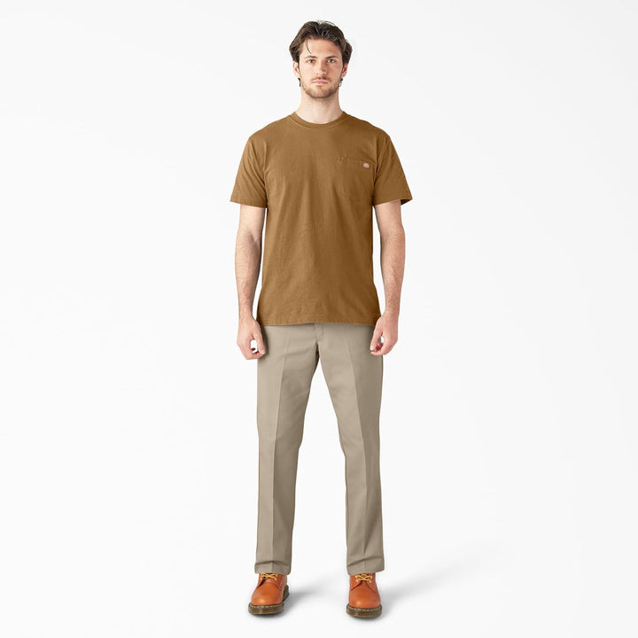 Dickies T-Shirt für Herren, kurzärmelig, schwer, Rundhalsausschnitt S Braun Duck, S Braun Duck