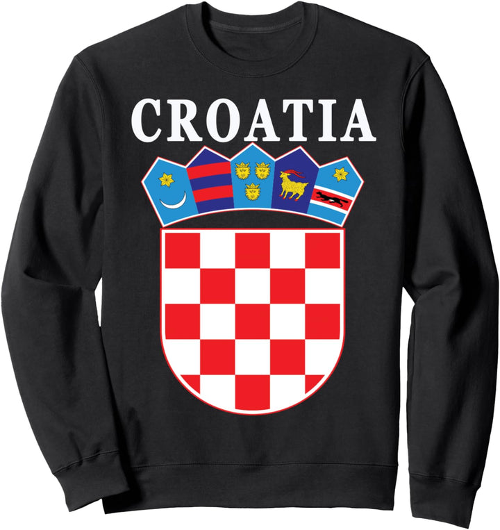Nationales Wappen Kroatiens Sweatshirt