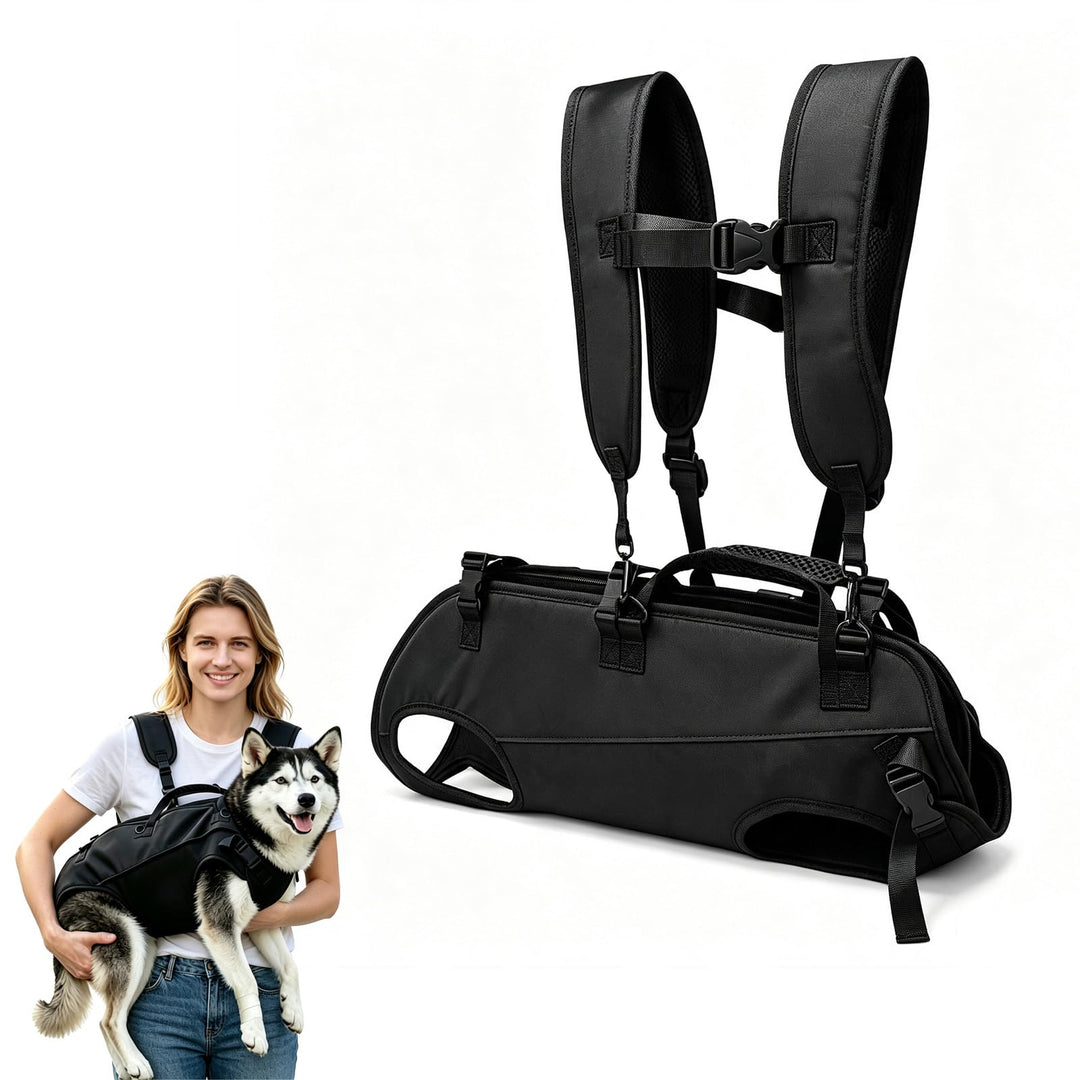 Tragehilfe Hund, Hundetrage für 12-15 kg Hunde, Reha Tragegeschirr