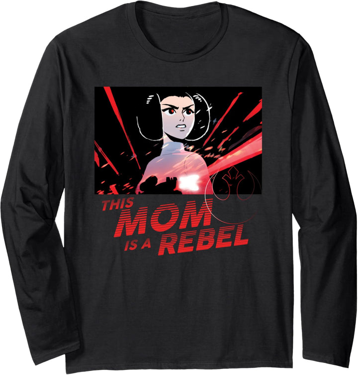 Star Wars Princess Leia Mom is a Rebel Langarmshirt
