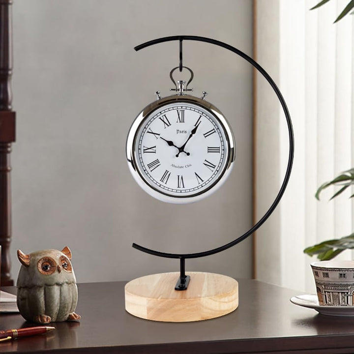 Ornament Display Stand - Runde Holz Eisen Hängende Stand Pflanzen Halter für hängende Glas Globe Air