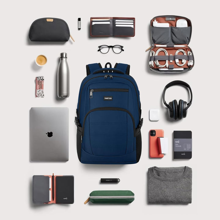 YAMTION Rucksack Herren, Schulrucksack, Laptop Backpack, 17,3 Zoll Laptop Rucksack, Rucksack für Män