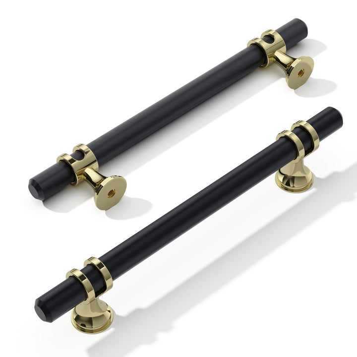 FURNIWARE 10 Stück Möbelgriff, 128mm Bohrlochabstand Möbelgriffe Schrankgriffe Küche Kabinett Griff