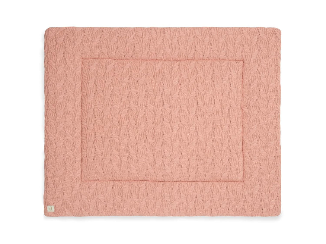 Jollein Laufgittereinlage Spring Knit 80x100 cm - Rosewood
