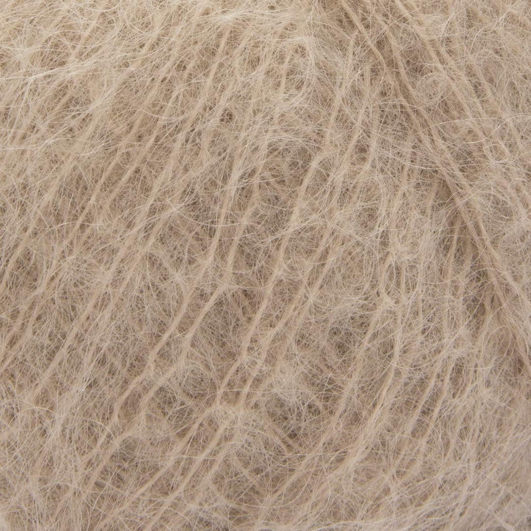 ggh Kid Box - 6 Knäuel Strickwolle aus Kid Mohair - Farbe 143 - Beige, 143 - Beige