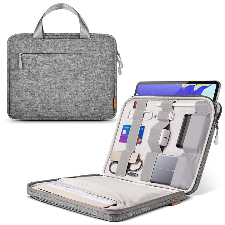 Inateck Laptoptasche Hülle kompatibel mit iPad Pro 12.9 M2 2022 M1 2021, MacBook Pro 13 M2/M1 2022-2