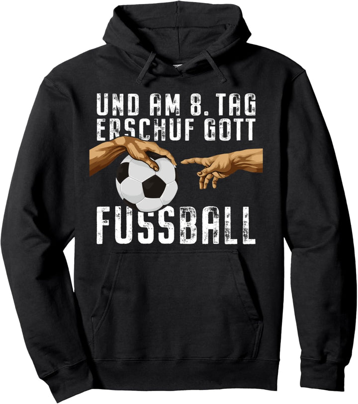 Fussball Michelangelos Hand Die Erschaffung Adams "Am 8. Tag" Pullover Hoodie