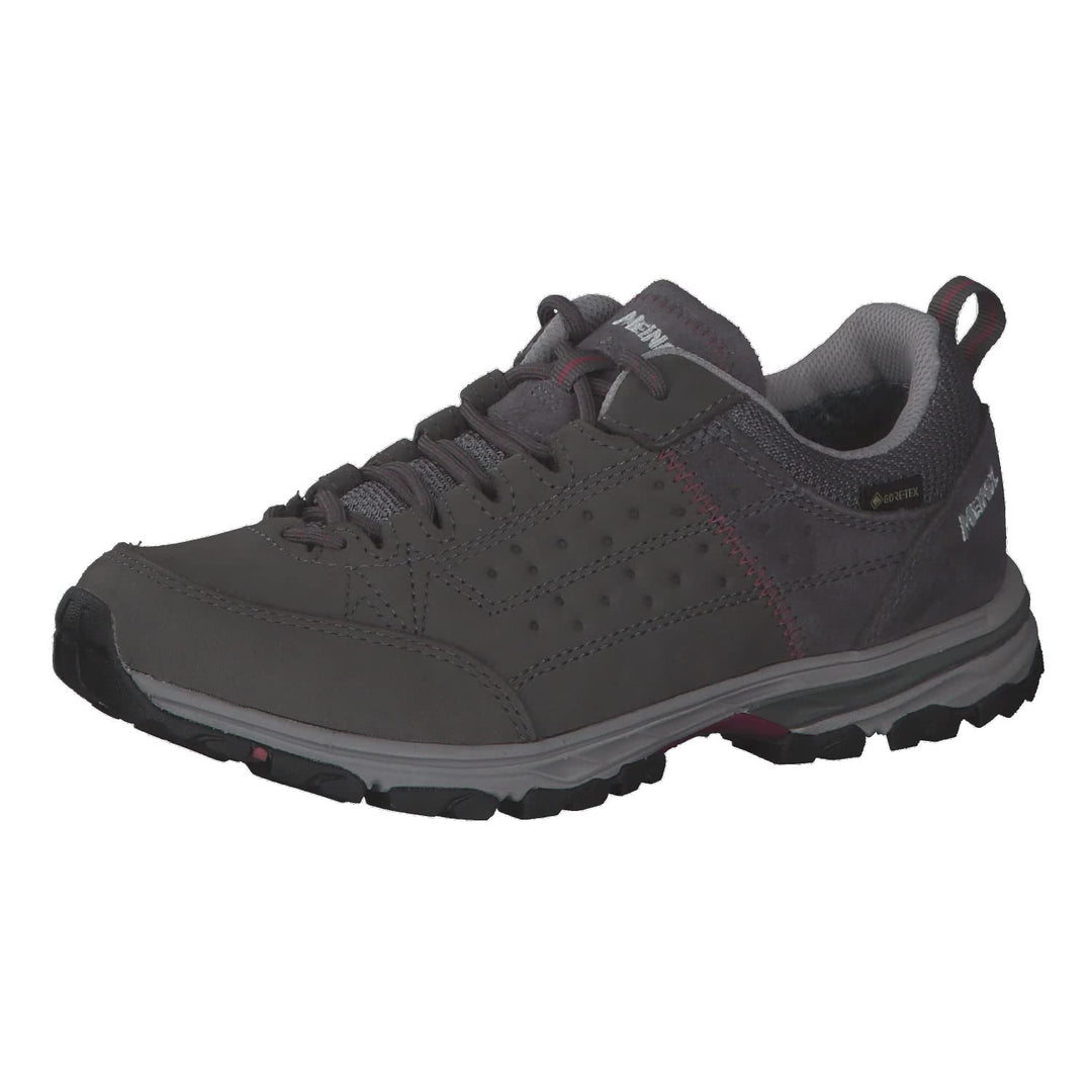Meindl Damen Wanderschuhe Durban Lady GTX 35.5 EU Grau Bordeaux, 35.5 EU Grau Bordeaux