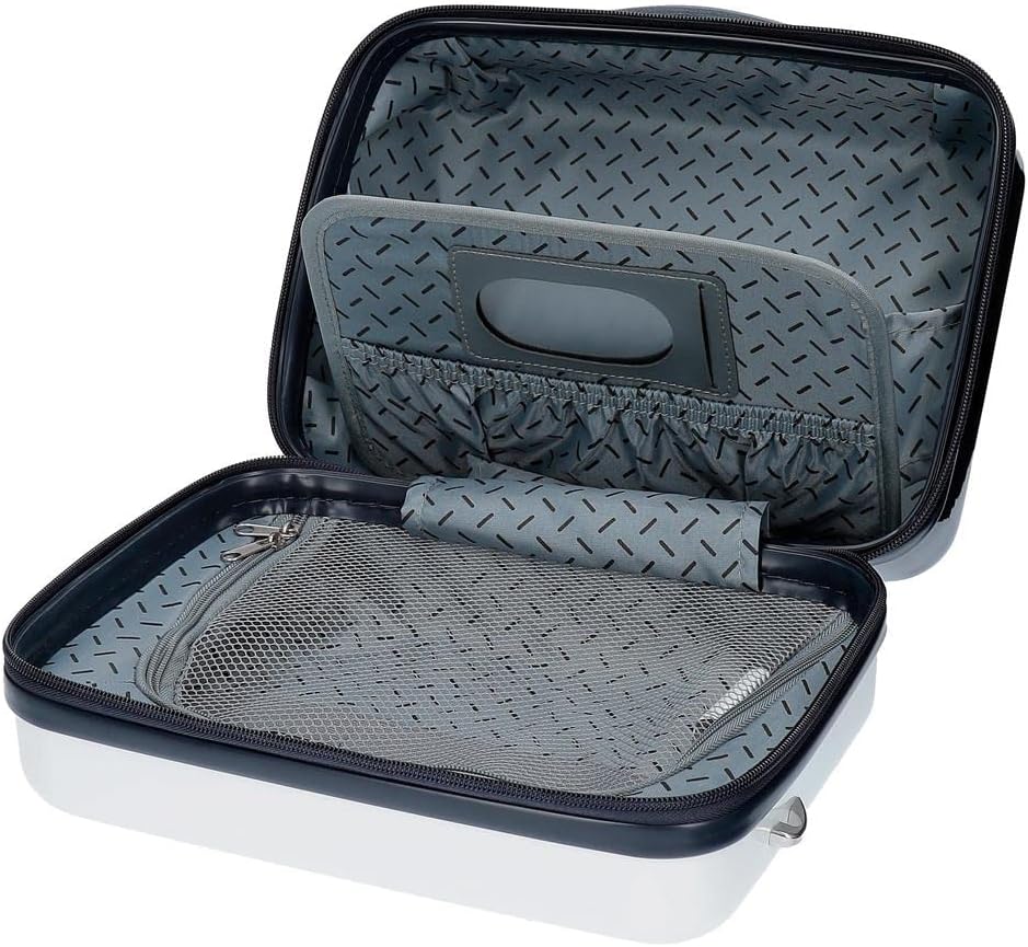 Disney Mickey Be Cool Anpassbarer Kulturbeutel mit blauem Schultergurt 29 x 21 x 15 cm, starres ABS,