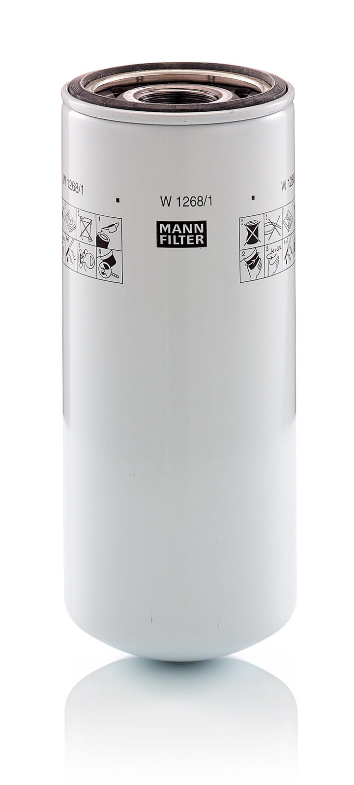 MANN-FILTER W 1268/1 Ölfilter – Für Nutzfahrzeuge
