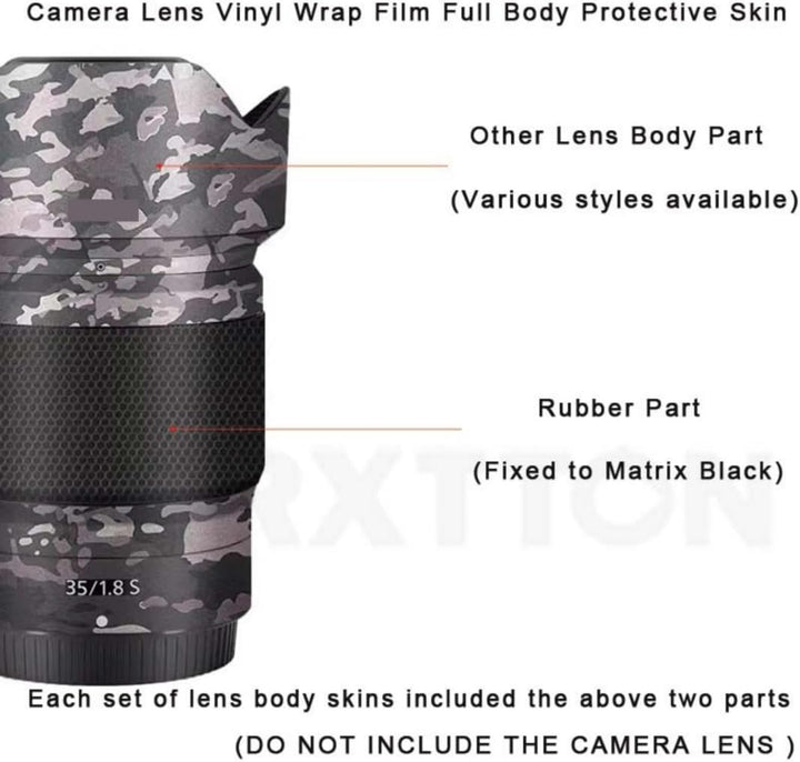 Skin Lens Camera Skin Wrap Vinyl Protective Sticker Photography Accessories for Sony FE 70-200mm F4