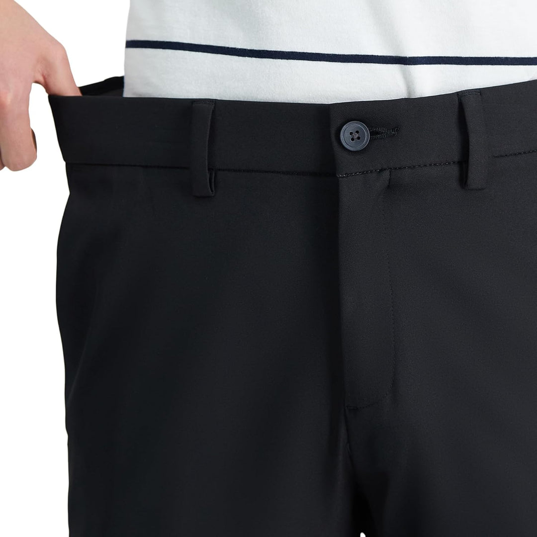 Haggar Herren Lässige Hose 40W / 32L Schwarz, 40W / 32L Schwarz