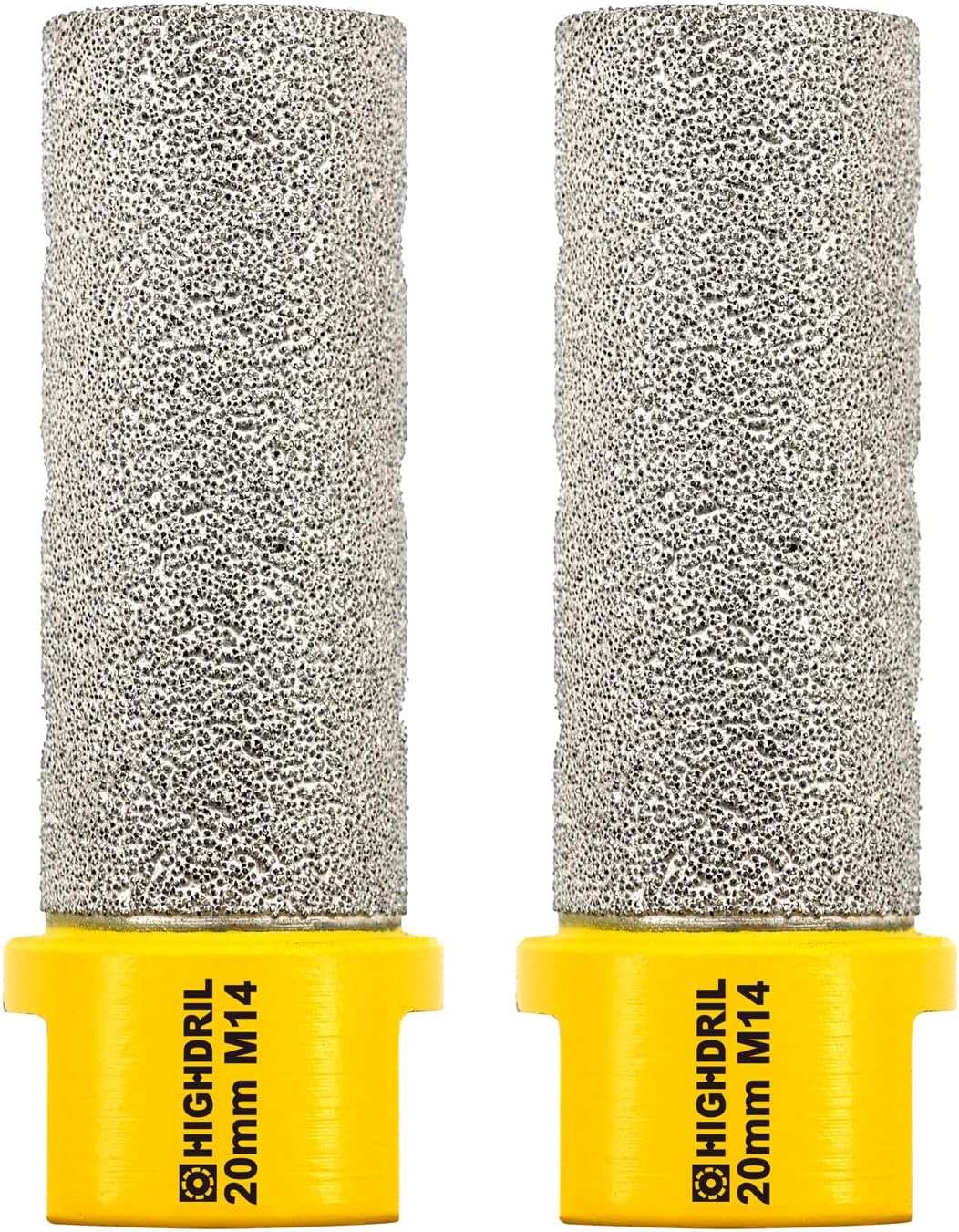 Diamant Fingerfräser Durchmesser,HIGHDRIL 2 Stück 20mm M14 Gewinde Vergrösserung Vorhandener Löcher